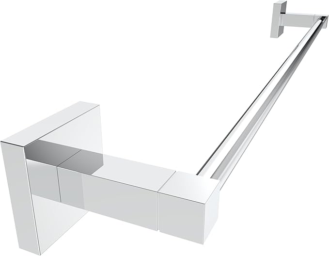 RUACQ Towel Bar 24inch, Towel Racks for Bathroom, 304 Stainless Steel Towel Holder Wall Mounted, Heavy Duty Bathroom Decor Towel Rod (Chrome)