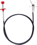 Drain Snake 61 Inch Flexible Claw Grabber Tool with 4 Claws Bendable Hose - Flexible Grabber Claw Pick Up Reacher Tool for Clogged Drains Opener Cleaning