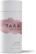 TARA Spa Therapy Love Bath Salts – Heart-Opening Aromatherapy Soak with Rose & Palmarosa, 100% Pure Essential Oils, 16 oz