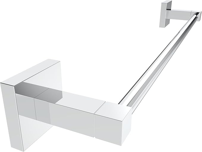 RUACQ Towel Bar 18inch, Towel Racks for Bathroom, 304 Stainless Steel Towel Holder Wall Mounted, Heavy Duty Bathroom Decor Towel Rod (Chrome)