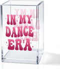 In My Dance Era Acrylic Cosmetic Holder, Funny Makeup Brush Holder Gifts for Dancer Cheer Leader Women Girls, Bathroom Vanity Organizer for Make up Brushes, Dance Team Coach Gifts
