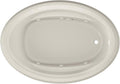 Jacuzzi SIGNATURE Acrylic Whirlpool Oval Drop-In Bathtub, Includes Heater & 6 Jet Massage, Slip Resistant, Right Drain Placement, 59" (L) x 41" (W), Oyster