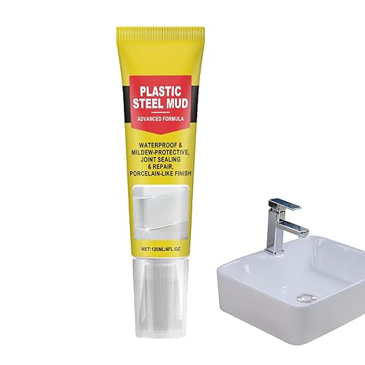 Waterproof Sealant Tube, Quick Dry Joint Filler, 300ml Multipurpose Repair Paste, Silicone Adhesive Compound, Construction Caulking with Strong Hold, Home Improvement Supplies for Kitchen Bathroom Use