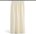 Preston Lane Stonebridge Linen Cotton Shower Curtain, 72" x 72" – 67% Linen 33% Cotton Blend, Fabric Bathroom Curtain with Reinforced Holes with Stitching, Made in Portugal, Alabaster