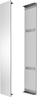 Side Mirrored Kits, 4'' W x 26'' H Decorative Side Mirrors Set of 2 for 26-Inch-Height Beveled Lighted Mirror Cabinet Surface-Mounting-Use Only (for Model-Anglora)