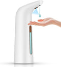 Automatic Soap Dispenser Touchless, TUMAN Pro Battery Operated Electric 14oz/400ml Liquid Hand Soap Dispenser with Motion Sensor, Suitable for Kitchen Bathroom Hotel, IPX6 Waterproof(White)…