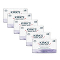 Kirk's Castile Bar Soap for Men, Women & Children - Made with Premium Coconut Oil, Sensitive Skin Formula, Vegan, Non GMO, Lavender & Vanilla, 4 oz. Bars 6 Pack