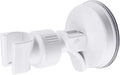 Adjustable Shower Head Holder, Bathroom Suction Cup Handheld Shower Head Bracket, Removable Handheld Showerhead & Wall Mounted Suction Bracket (White)