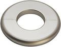 1 Piece Wall Split Flange, Self-Adhesive Escutcheon Plate for 28mm/1.1" Dia Pipe, ABS Round Plumbing Cover Plates for Bathroom Kitchen Toilet Faucet, Gold