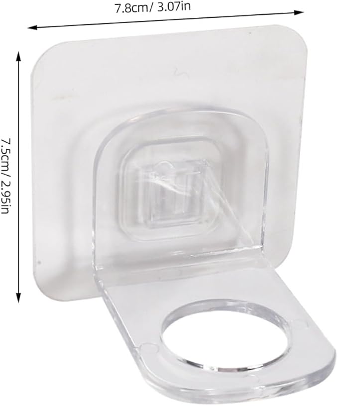 Garneck 2 Pcs Shower Gel Holders Wall-mounted Adhesive Storage Racks for Bathroom Kitchen Strong Sealing Shampoo and Shower Gel Bottle Organizers
