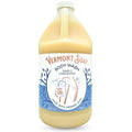 VERMONT SOAP Body Wash, Natural Body Wash with Shea Butter, Mild Gel Body Wash for Moisturizing and Soothing Skin, Fragrance Free Body Wash for Women & Men (Simply Unscented, 64oz)