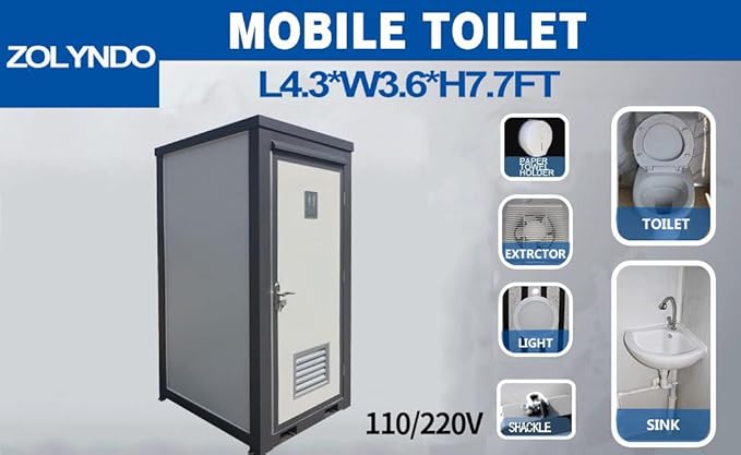 Outdoor Portable Restroom, Mobile Toilet