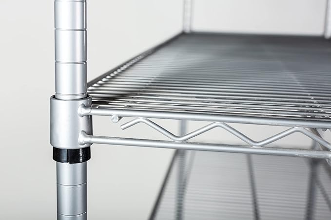 Omega 30" Deep x 72" Wide x 74" High 3 Tier Gray Starter Shelving Unit