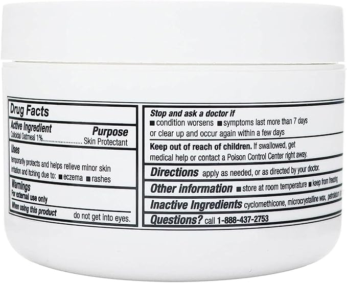 Theraplex Eczema Cream - Eczema Treatment Moisturizing Protecter - TSA Compliant Anti-Itch Skin Protectant for Dry, Irritated, Sensitive and Eczem-Prone Skin, 3 oz