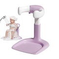 Baby Bath Stand, Foldable Standing Bathtub for Baby, Shower Stand and Bath Support for Infants and Toddlers (6–36 Months), Non-Slip Adjustable Baby Standing Support (Purple)