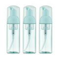 2oz Foam Bottle (3PCS) Empty Foaming Pump Dispenser for Hand Soap, Lash Cleanser, Shampoo to Travel (60ml, Green)