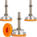 4Pcs Leveling Feet-M10 Thread Adjustable Leg Leveler Carbon Steel for Furniture Machinery Equipment Leveling Screw Leg levelers