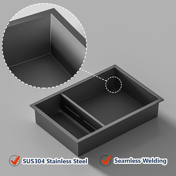 Stainless Steel Shower Niche 18" X 12", No Tile Needed Wall Niche Double Shelves, Recessed Niche Shower for Bathroom Storage, Gun Metal