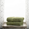 BLUENILEMILLS Premium Towel Collection, Egyptian Cotton Towels for Shower and Bathroom Assorted 2-Piece Towel Set, 30" x 55", Forest Green by Blue Nile Mills