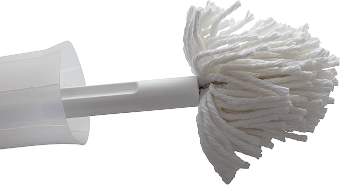 Fuller Brush Toilet Bowl Swab with Handy Holder Caddy – Toilet Swab with Soft Non-Scratch Head, Long Handle, Deep Cleaning Under Rim