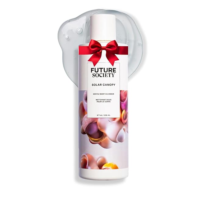 Future Society Solar Canopy Body Wash - Luxury Fruity Floral Scented Body Cleanser with Notes of Bergamot, Pink Sugar & Vetiver - Gentle Moisturizing Cleanser - Scented Shower Gel - 8oz
