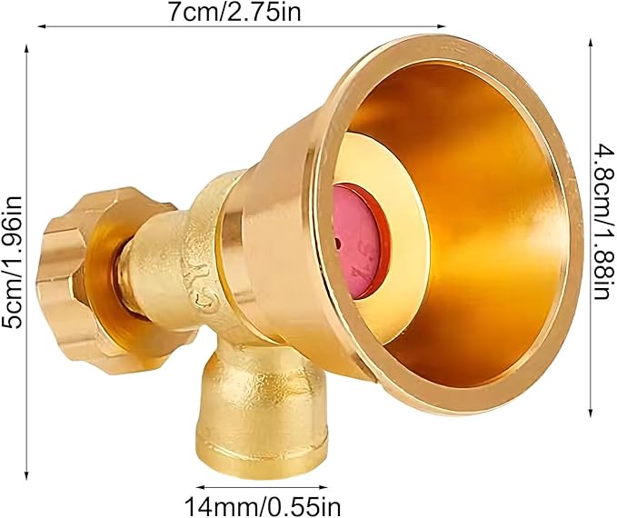 High Pressure Garden Hose Nozzle Spray | Durable Hose Attachment For Watering Plants, Seedlings, Flowers, Lawn, Irrigation, And Pet Showering, Gardening Accessory For Home And Outdoor Use