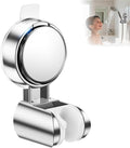 JOTPE Shower Head Holder Suction, Rotatable and Adjustable Shower Head Holder, Bathroom Suction Cup Shower Head Holder, No Drilling Shower Head Bracket, Removable Wall Mounted Suction Bracket