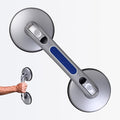 New Shower Handle Shower Grab Bars for Bathtubs and Showers,Strong Hold Suction Cup Grip Grab,Bath Handle for Handicap Elderly Seniors Bathroom Safety Grab Bar（Silver Blue）