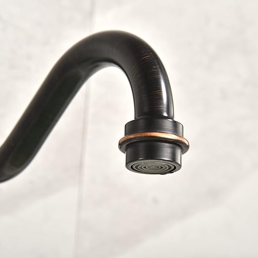 sumerain Vintage Tub Faucet Wall Mount Bathtub Filler Oil Rubbed Bronze, 8 Inches Center