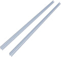 2-Pack Frameless Shower Door Seal Strip, 80" Long Shower Door Side Seal for 3/8" (10mm) Thick Glass – Prevent Leaks & Create a Waterproof Barrier