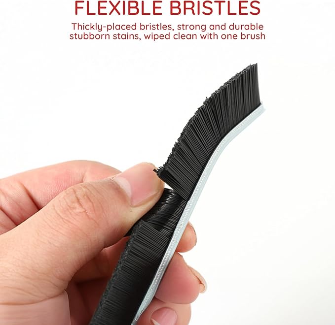 Crevice Cleaning Brush Set, Hard Bristle Grout Cleaner and Scrub Brush for Tile Sink Shower - Multi-Purpose Gap Cleaning Tools for Kitchen Bathroom Household, Fan Cleaning Brush10PCS