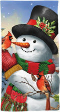 Briarwood Lane Winter Friends Snowman Cotton Hand Towel