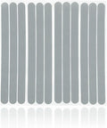 S&X Bathtub Non-Slip Stickers,Gritty Textured Slip-Resistant Treads,Pack of 12 – 0.75 x 11 Inches (Gray)