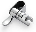 OFFO ADA Handshower Shower Grab Bar Head Holder, Universal Fit 1.25''(32mm) Hand Held Shower Bracket for Handicap Grab Bar, Detachable Bathroom Replacement, 360 Degree Rotation Sprayer Holder, Chrome