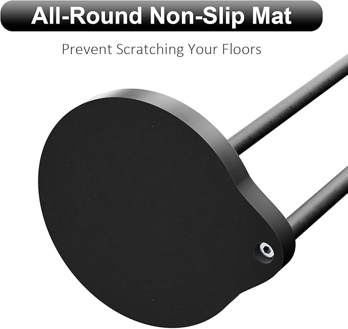 Toilet Paper Holder for Bathroom, Heavy Weighted Metal Free Standing Toilet Paper Storage with Crystal Ball, Toilet Paper Stand for Bathroom Accessories, Matte Black [Holds MEGA Rolls]