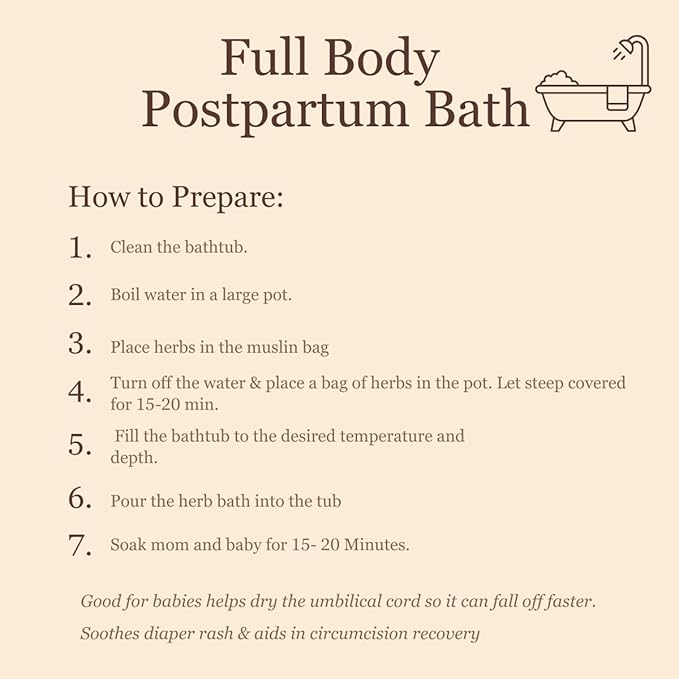 Birth Song Botanicals Postpartum Herb Bath 1PK