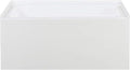Swiss Madison Well Made Forever Voltaire 48"x32" Acrylic White, Alcove, Left Hand Drain, Apron Bathtub