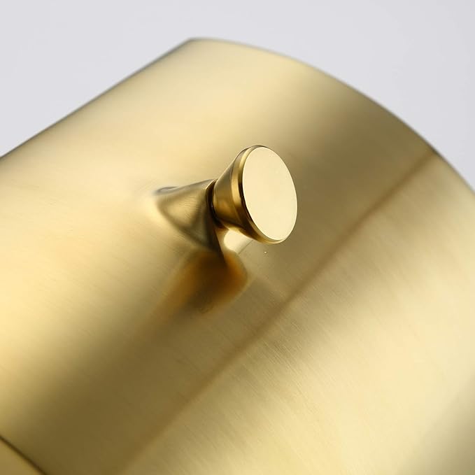 sumerain Waterfall Roman Tub Faucet with Hand Shower Brushed Gold Finish High Flow
