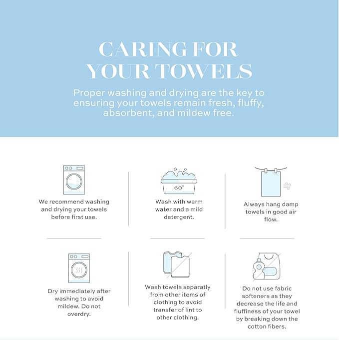 White Classic Luxury Bath Towel Set of 8 Pieces - 100% Turkish Cotton Highly Absorbent Towels for Bathroom, 2 Luxury Bath Towels 700GSM, 2 Hand Towels, 4 Washcloths, Brown