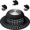 Shower Drain Hair Catcher Bathtub Drain Cover Shower Protector for Pop-Up & Regular Drains