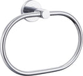 Angle Simple Towel Ring, Stainless Steel Swivel Hand Towel Holder Rack Hanger for Bathroom Kitchen Wall, Chrome