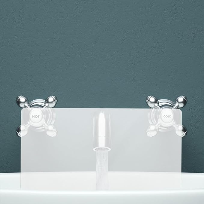 Acrylic Splash Guard for Kitchen Sink, Freestanding Splash Panel Barrier Behind Faucet, Suitable for Bathroom and Bathtub,