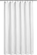 Barossa Design White Shower Curtain Liner with 6 Magnets - Waterproof PEVA Shower Liner for Bath Tub, 72" x 72" Standard Size, PVC Free & Metal Grommets - White, 72x72