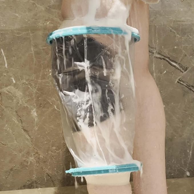 Cast Covers for Shower Leg, Waterproof Cast Cover for Showering, Knee Surgery Recovery Equipment, Waterproof Knee Brace, Knee (Diameter - 7.9")
