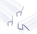 Shower Door Seal Strip Kit 3 Packs, 2 PCS 84" Shower Door Side Seals and 1 PC 36" Shower Door Sweep Bottom Seal for 1/2" (12mm) Thick Glass Shower Door Polycarbonate