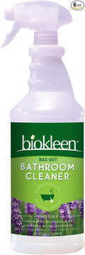 Biokleen Bac-Out Bathroom Cleaner, Eco-Friendly, Non-Toxic, Plant-Based, No Artificial Fragrance, Colors or Preservatives, 32 Ounces (Pack of 6)