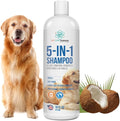 16 floz 5 in 1 Dog Shampoo for Itchy Skin - Sensitive Skin Dog Shampoo for Smelly Dogs - Dog Shampoos & Conditioners - Made in The USA