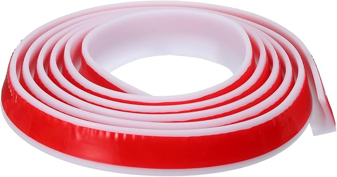 79"x0.8"x0.5" (LxWxH) Collapsible Shower Barrier Stopper - 1 Pack - Good for Bathroom Kitchen - L Shape Water Splash Guard Blocker - White