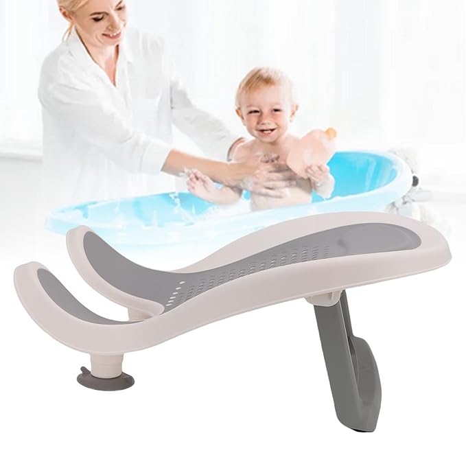 ciciglow Baby Butt Washing Basin, Portable Bath Tub with Strong Suction Cups and Soft Mesh, for Newborn Toddler Bath Time Support
