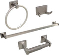 Formosa Design Hardware 4-Piece Bathroom Hardware Kit (Satin Nickel)